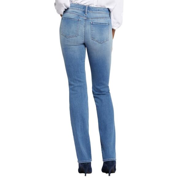 Nydj Womens  Petite Marilyn Maele Straight Leg Jean - Picture 2 of 3